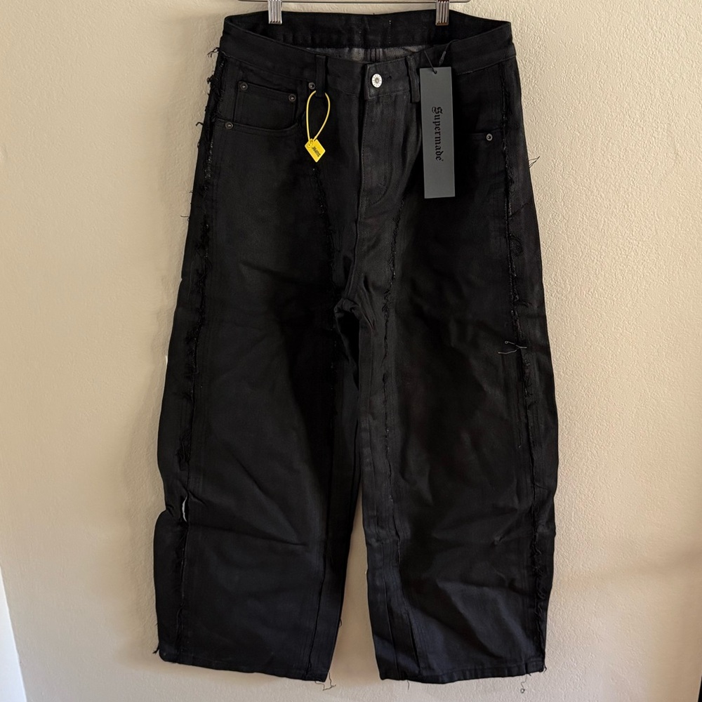SUPERMADE JEANS BLACK - L